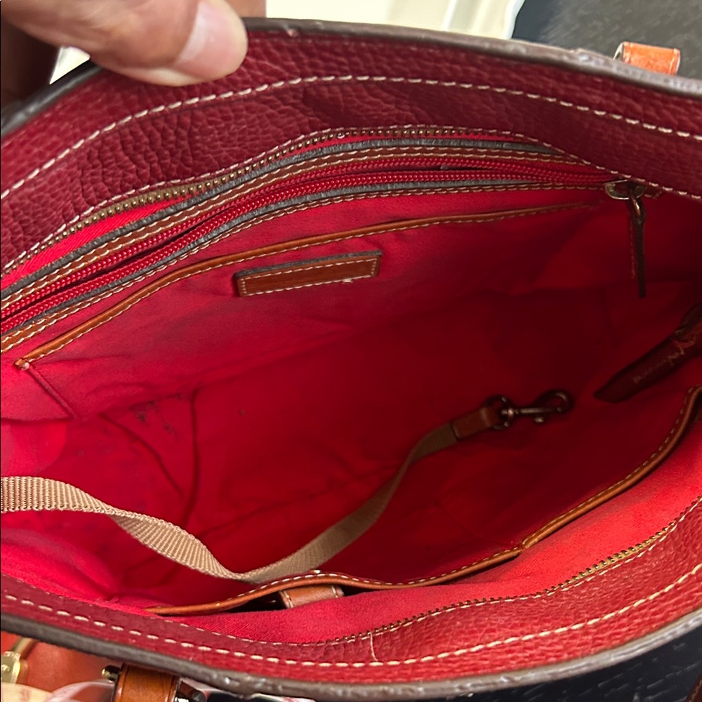 Dooney & Bourke Deep Red Tote - Picture 6 of 14